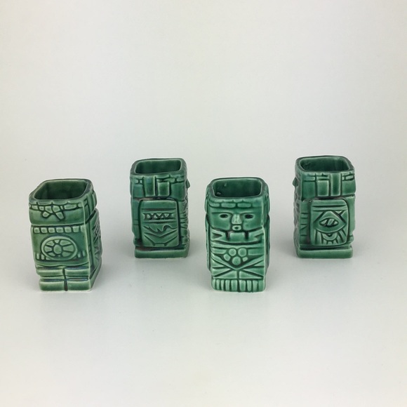 Other - Vintage Mini Tiki Mugs/Shot/Espresso - Set of 4